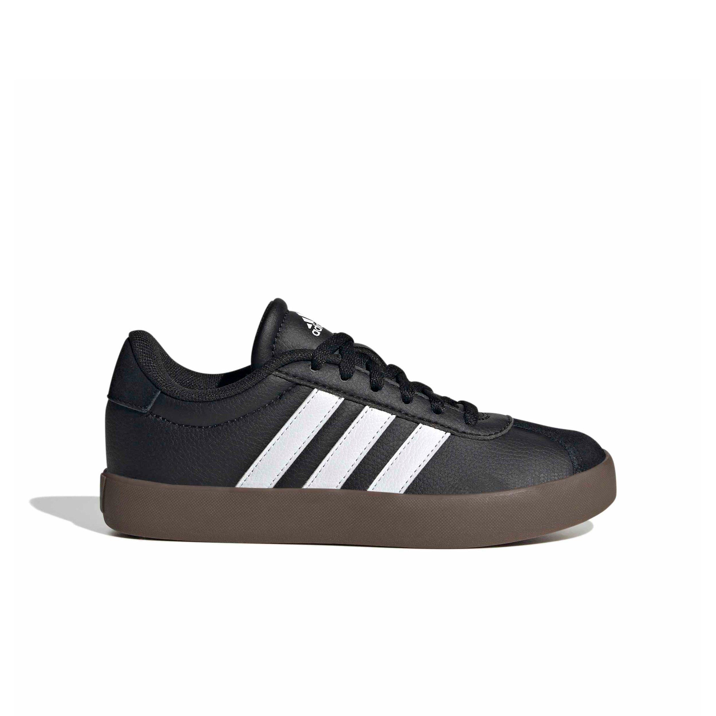 adidas VL Court 3.0 "Core Black/Ftwr White/Gum 5" Preschool Boys' Shoe - BLACK/WHITE/GUM